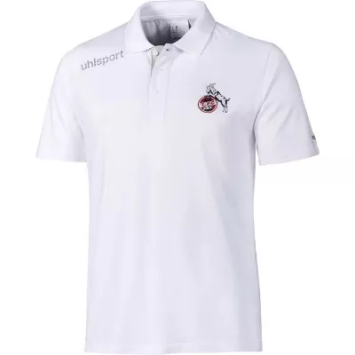 Uhlsport 1.FC Köln ESSENTIAL POLO SHIRT weiß