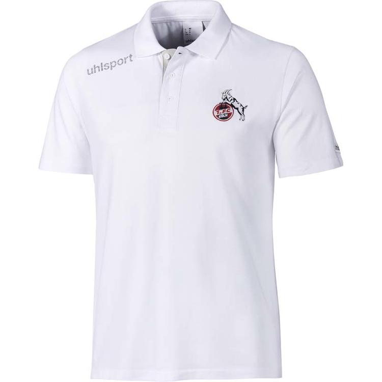 Uhlsport 1.FC Köln ESSENTIAL POLO SHIRT weiß