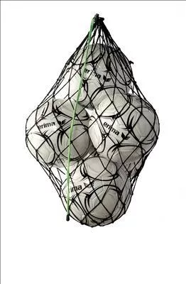 Erima Ballnetz für 5 Bälle schwarz/green 723002 Gr. 00