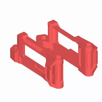GEPRC Mark5 O3 Air Unit Halterung 3D Druck TPU Rot