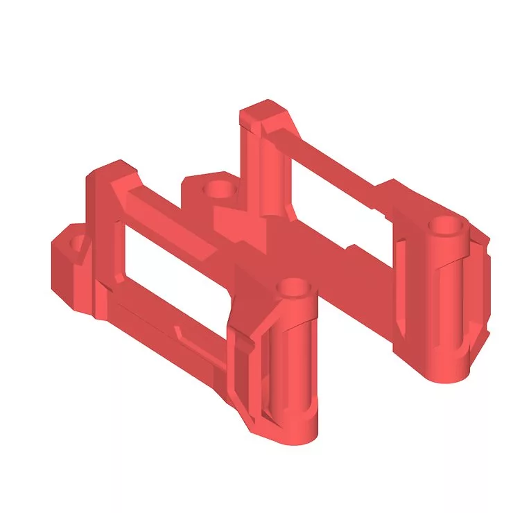GEPRC Mark5 O3 Air Unit Halterung 3D Druck TPU Rot