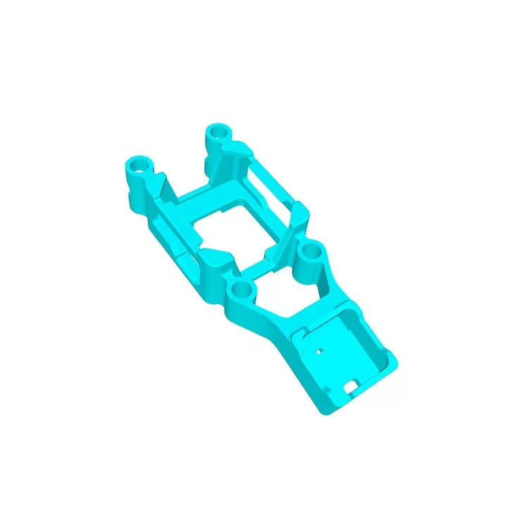 Foxeer Mega 5 GPS + O3 Halterung 3D Druck TPU Blau