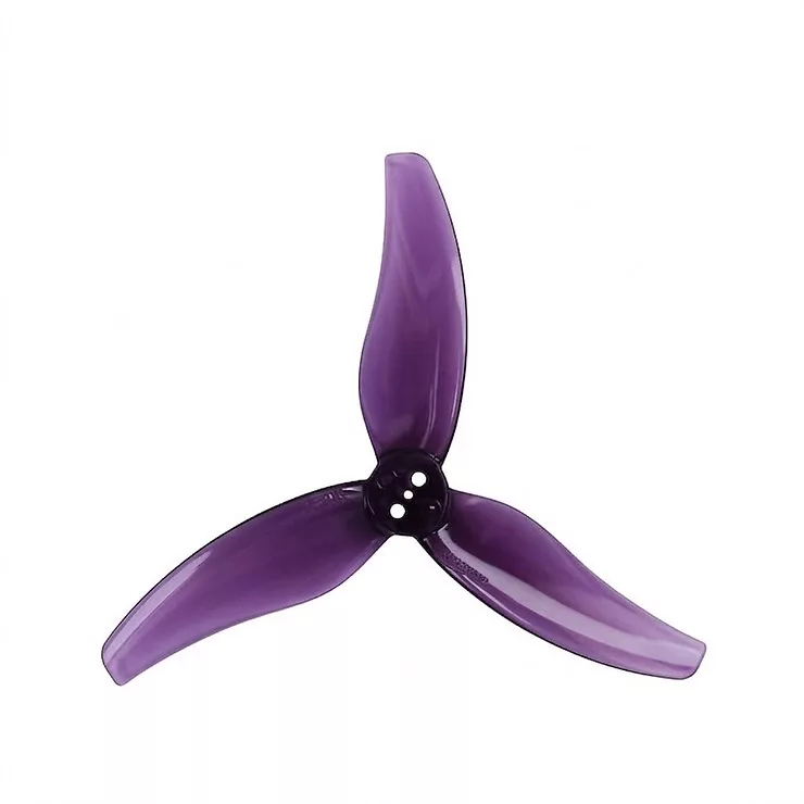 Gemfan Hurricane 3630-3 3.6 Zoll 3-Blatt Propeller Clear Purple (2CW+2CCW)