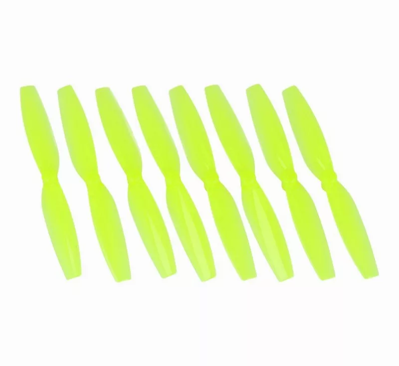 Gemfan 65mm 2 Blatt Propeller 1mm Loch Klar Gelb 4xCW 4xCCW