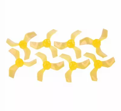 Gemfan 1635 40mm 3 Blatt Propeller 1.5mm Loch Klar Gelb 4xCW 4xCCW