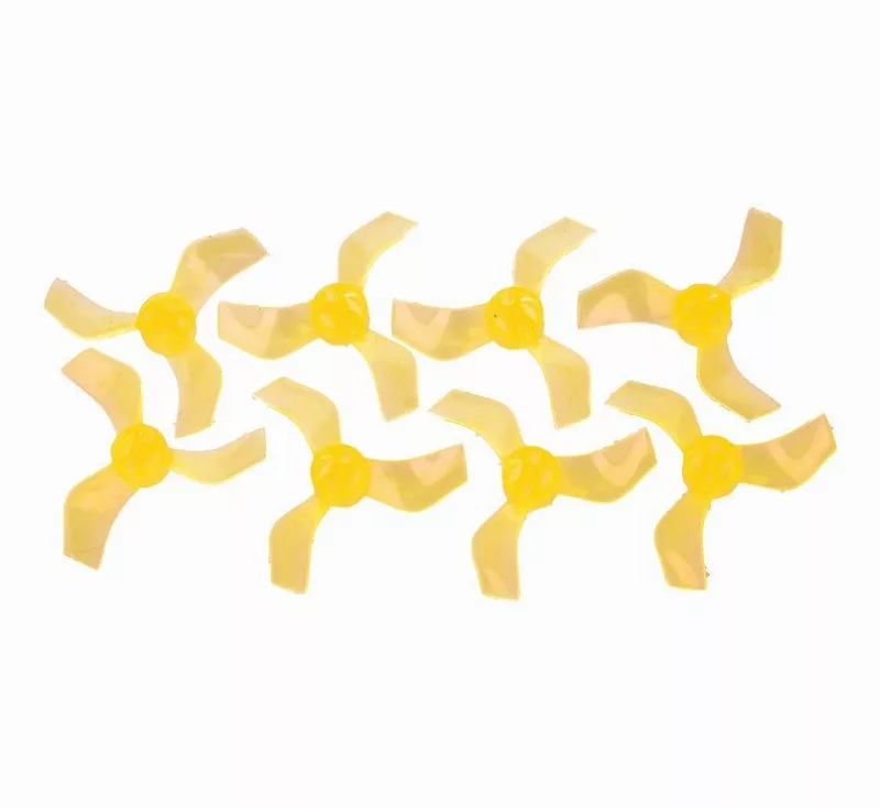 Gemfan 1635 40mm 3 Blatt Propeller 1.5mm Loch Klar Gelb 4xCW 4xCCW