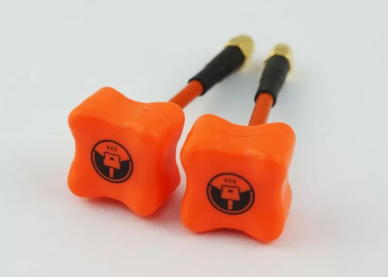 TBS Triumph 5,8 GHz LHCP RP-SMA Antennen Set  (2pcs) orange