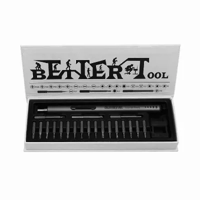 Sequre ES-180 Elektrischer Schraubendreher mit Bit-Set