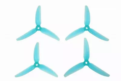 HQ Prop 5131 Dreiblatt V1S Light Blue POPO 2CW+2CCW FPV Propeller 5 Zoll