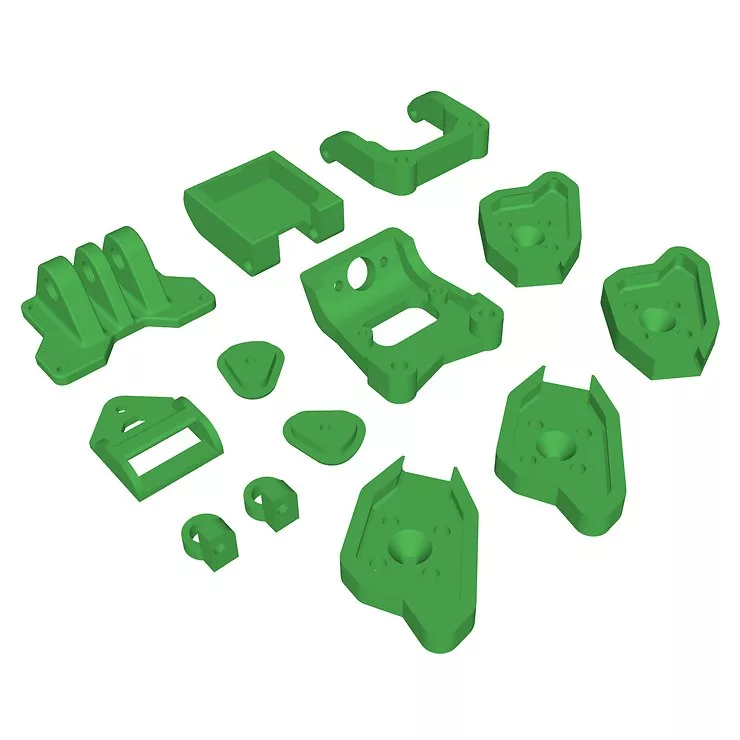 iFlight Chimera5 Pro V2 3D Druck TPU Set Grün