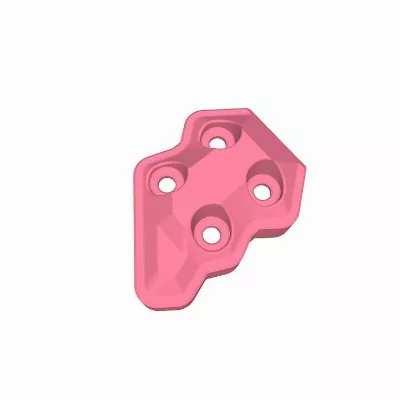 FlyFishRC Volador 5 Arm Guards 3D Druck TPU hellrosa (4 Stück)
