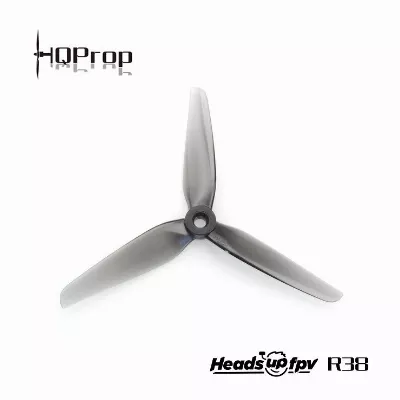 HQProp HeadsUp Racing FPV Propeller R38 Grey 5,1 Zoll