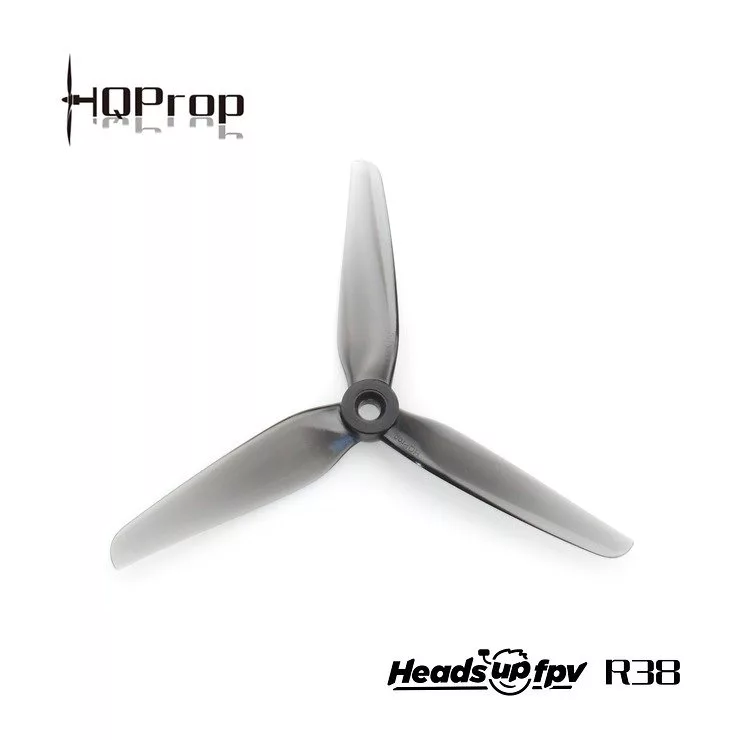HQProp HeadsUp Racing FPV Propeller R38 Grey 5,1 Zoll