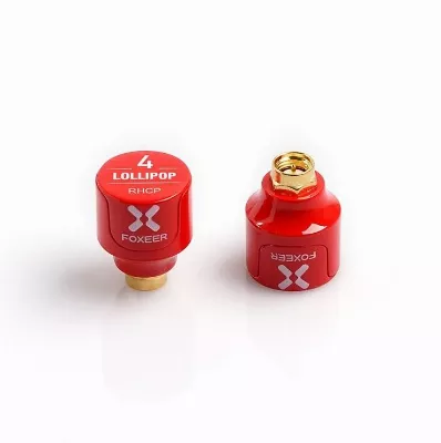 FOXEER FPV Antenne Lollipop 4 Stubby RHCP SMA Rot