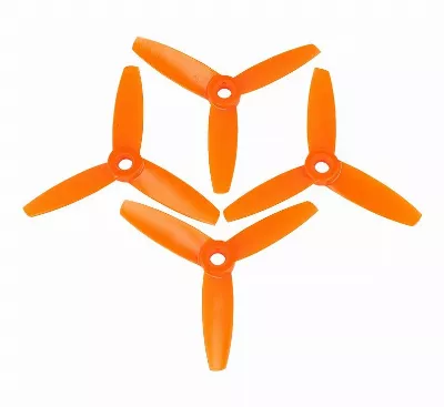 Gemfan 3035 3×3.5 Unbreakable 3 Blatt Propeller Orange 2xCW 2xCCW 3 Zoll