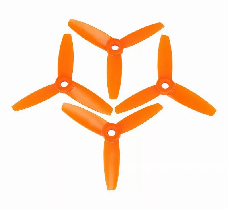 Gemfan 3035 3×3.5 Unbreakable 3 Blatt Propeller Orange 2xCW 2xCCW 3 Zoll