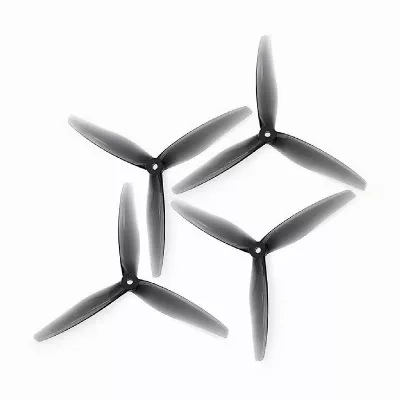 Gemfan Hurricane 7050-3 7 Zoll 3-Blatt Propeller Clear Gray (2CW+2CCW)