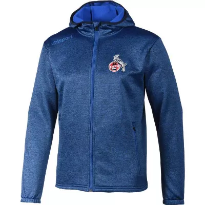 Uhlsport 1.FC Köln ESSENTIAL FLEECEJACKE azurblau melange