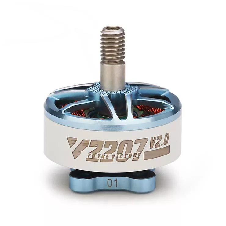 T-Motor V2207 V2 2550KV Blau Weiß FPV Motor