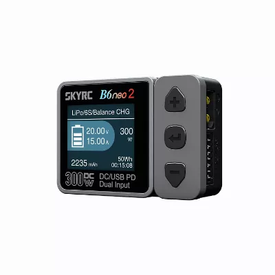 SkyRC B6neo 2 DC Ladegerät grau LiPo 1-6S 15A 300W