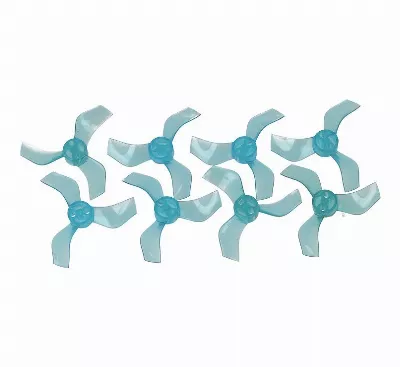 Gemfan 1635 40mm 3 Blatt Propeller 1mm Loch Klar Blau 4xCW 4xCCW