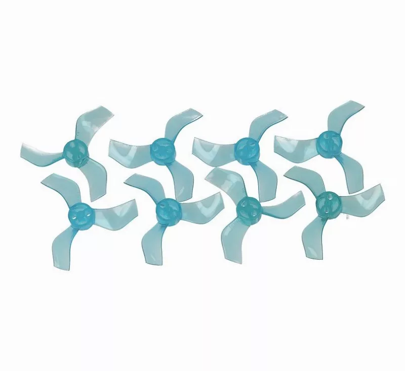 Gemfan 1635 40mm 3 Blatt Propeller 1mm Loch Klar Blau 4xCW 4xCCW