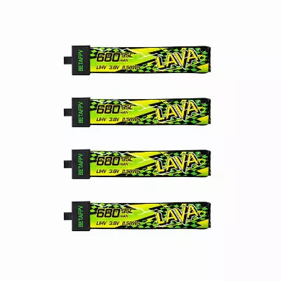BetaFPV LAVA II Lipo Akku 95C LiHV 680mAh 1S 4 Stück