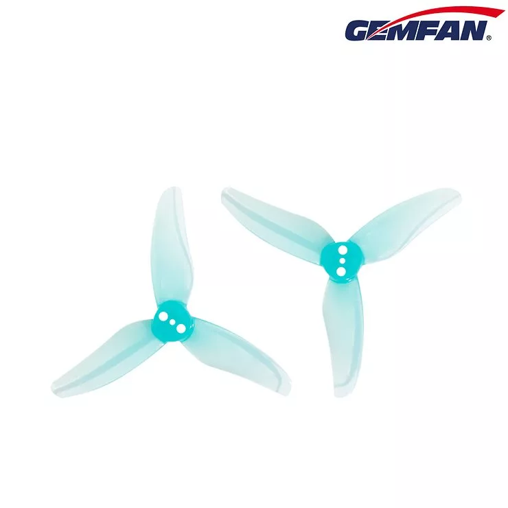 Gemfan 2512 3 Blatt Propeller Clear Blue 2.5 Zoll