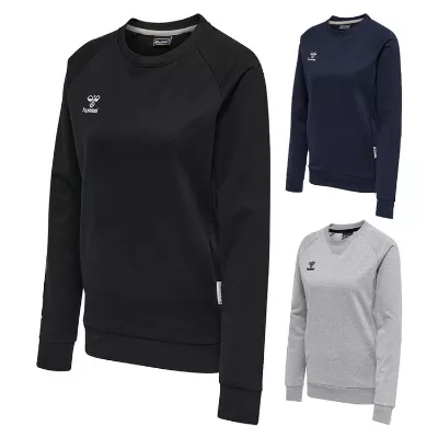 hummel Move Grid Baumwoll Sweatshirt Damen 214789