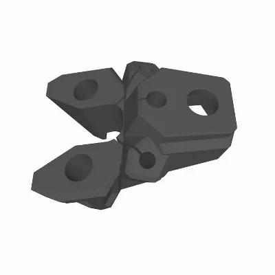 GEPRC Vapor X5 Walksnail Antennenadapter 3D Druck TPU Schwarz