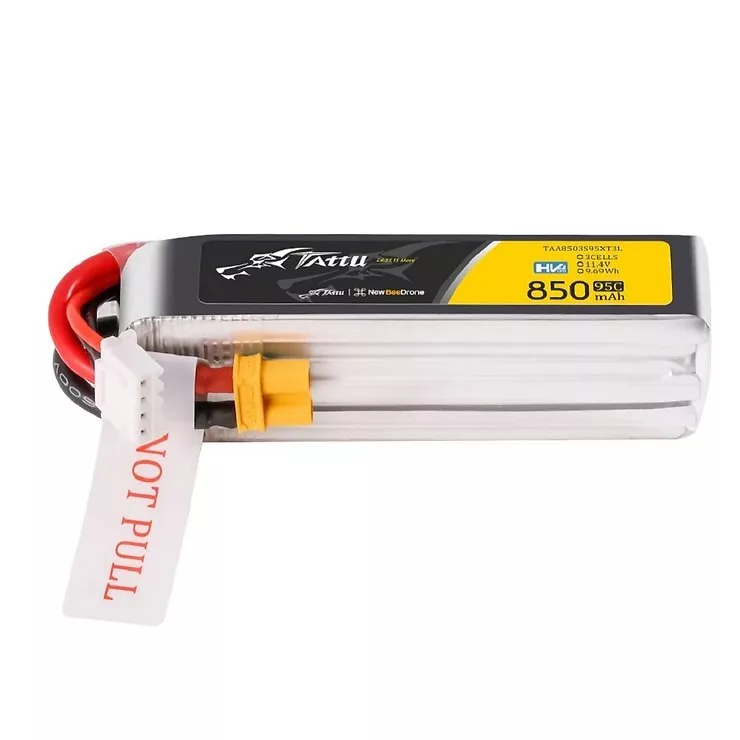 Tattu R-Line Lipo Akku 850mAh 3S 11.4V 95C XT30U-F