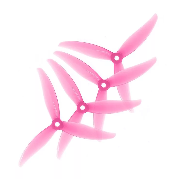 HQProp MCK 5 Zoll 3-Blatt Propeller Pink (2CW+2CCW)