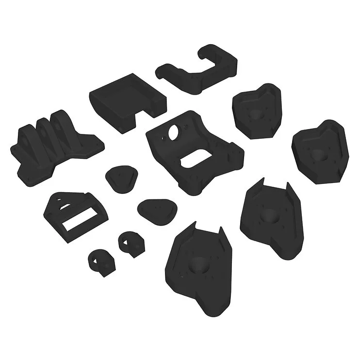 iFlight Chimera5 Pro V2 3D Druck TPU Set Schwarz