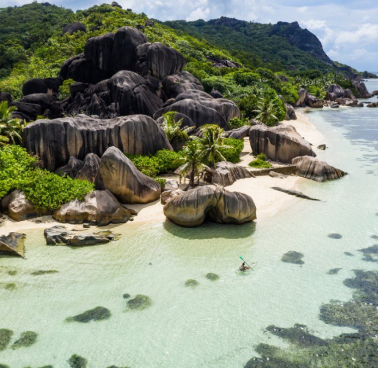 Traum-Kombi/Seychellen: 15 Tage 3 Insel-Kombi mit Praslin, La Digue und Mahe