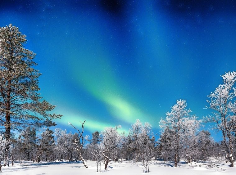 Polarlichter im Bottnischen Meerbusen