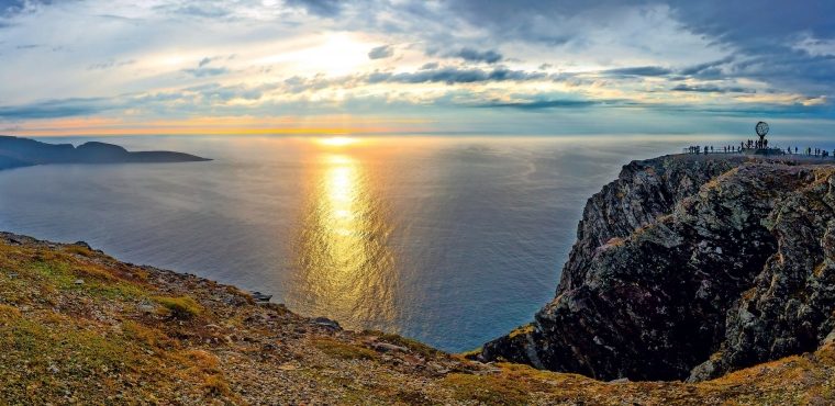 Nordkap im Licht der Mitternachtssonne