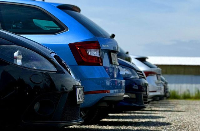 Außenparkplatz am Rostock-Warnemünde